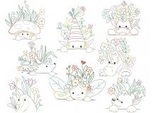 Stickserie - Magische Frühlingsfreunde